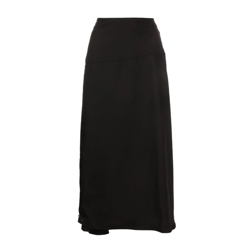 Jil Sander Women's Black Zip Skirt