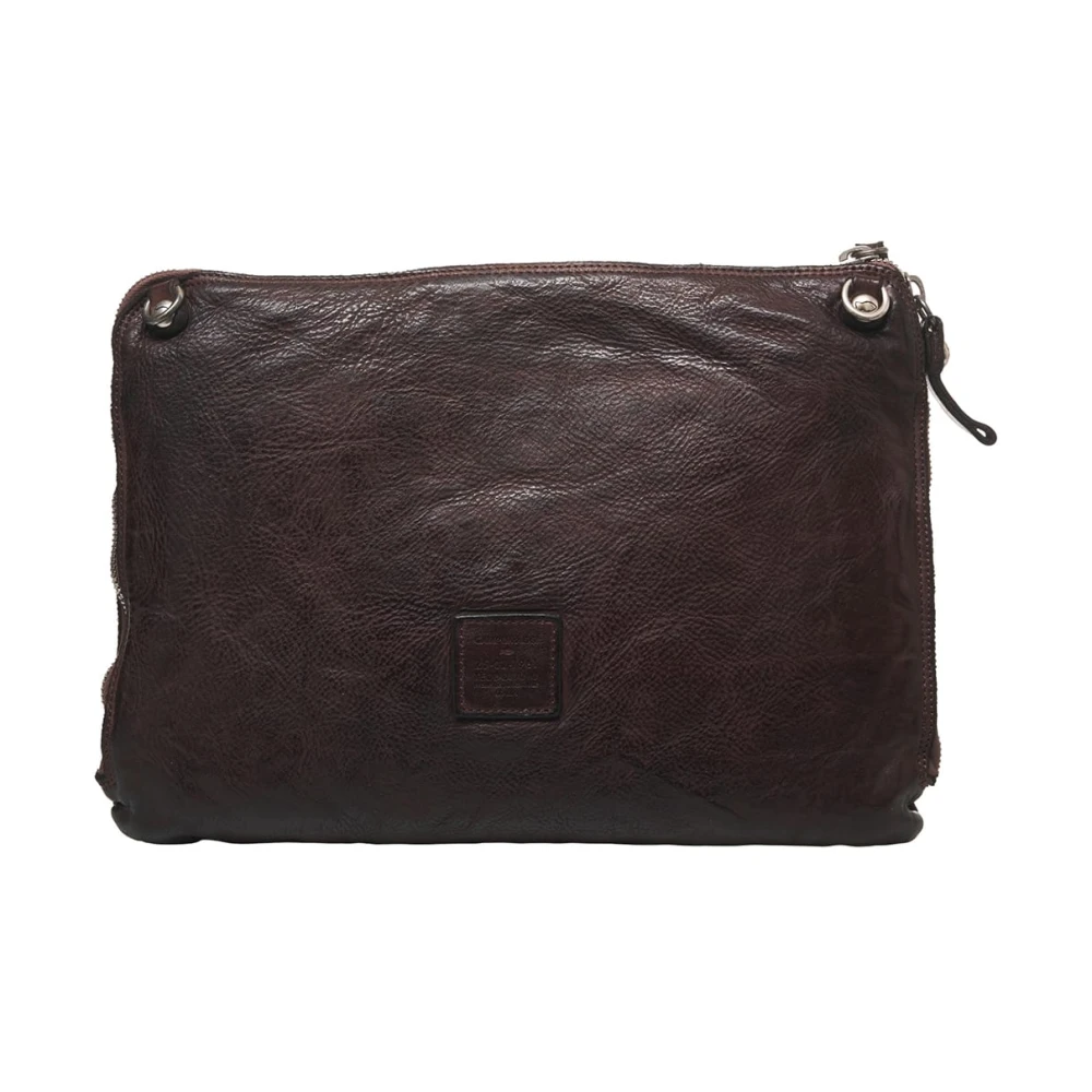Campomaggi Bruin Leren Bucket Bag & Rugzak Brown Heren