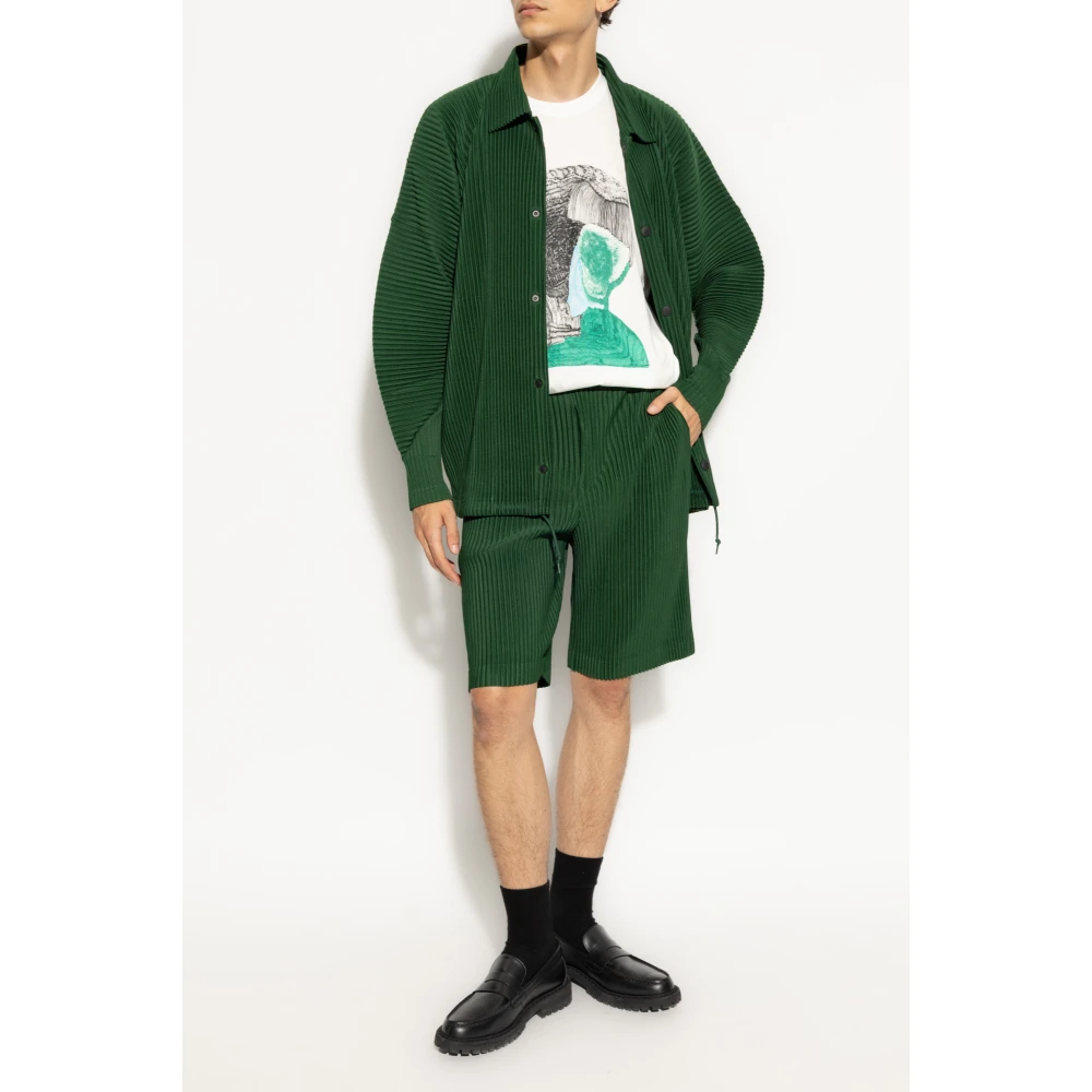 Issey Miyake Bedrukt T-shirt White Heren