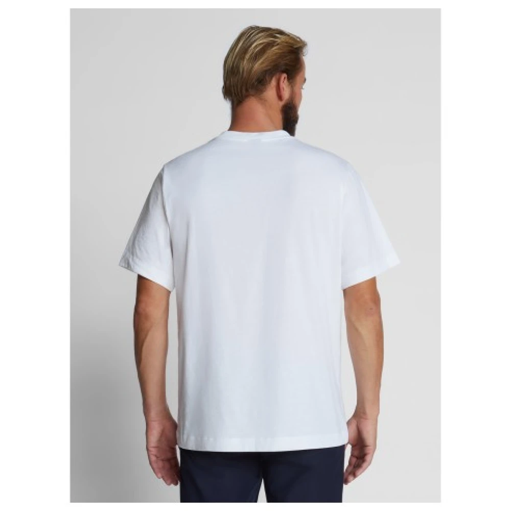 North Sails Organisch T-shirt met ronde hals en korte mouwen White Heren