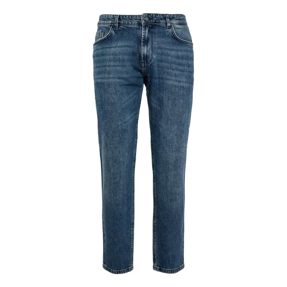 Boggi Milano Stretch Denim Jeans Blue Heren