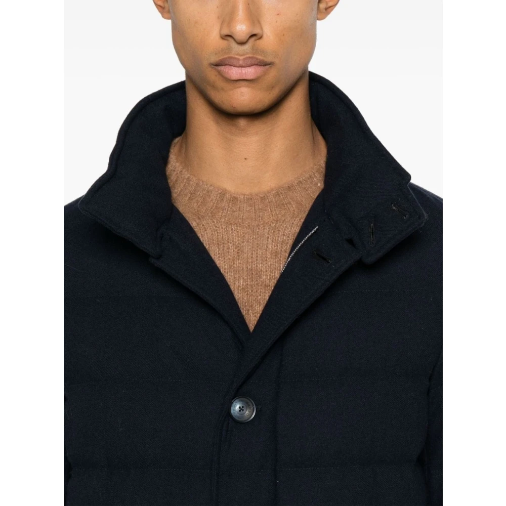 Herno Medium Down Jacket voor Mannen Black Heren