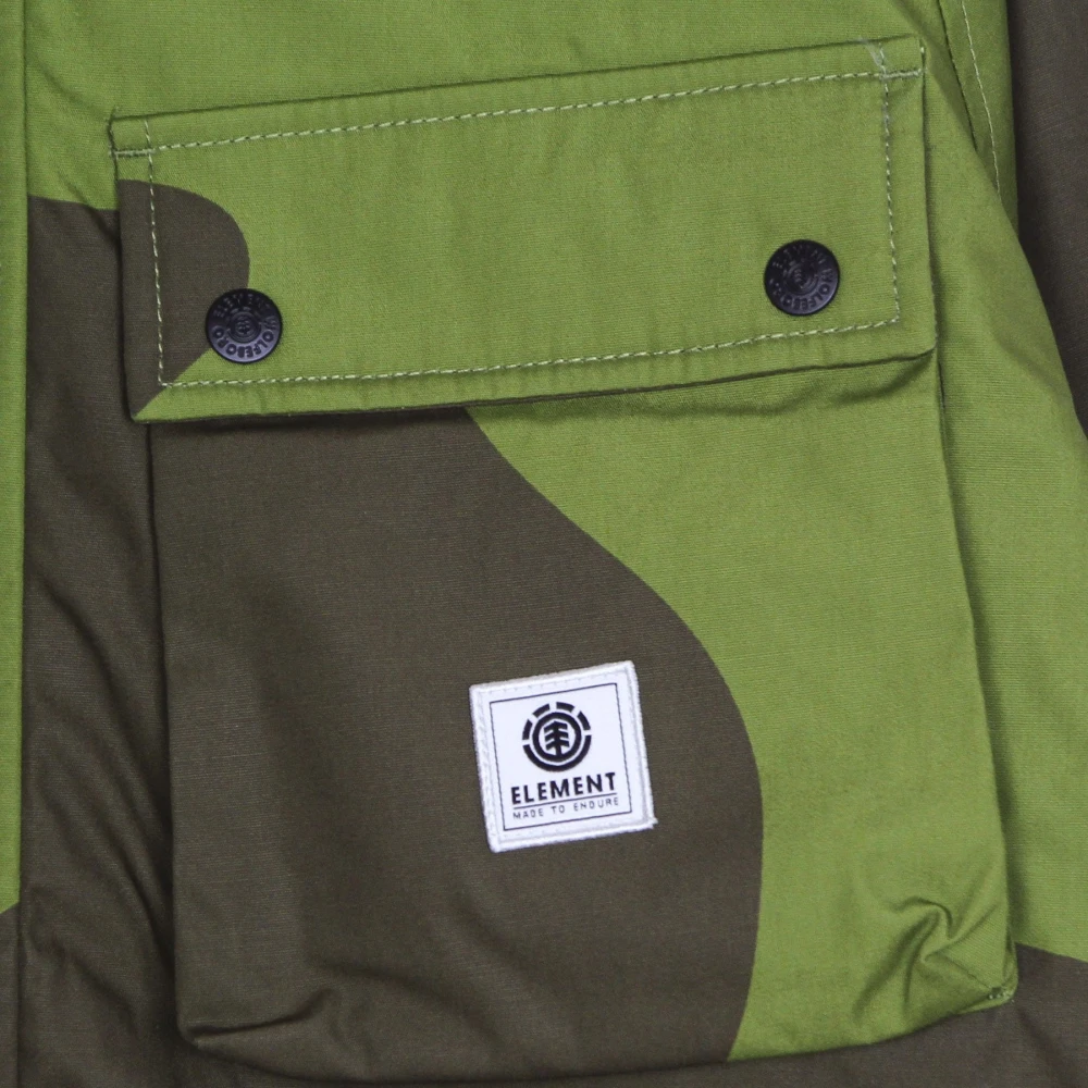 Element Mountain Parka Camo Army Camo Green Heren