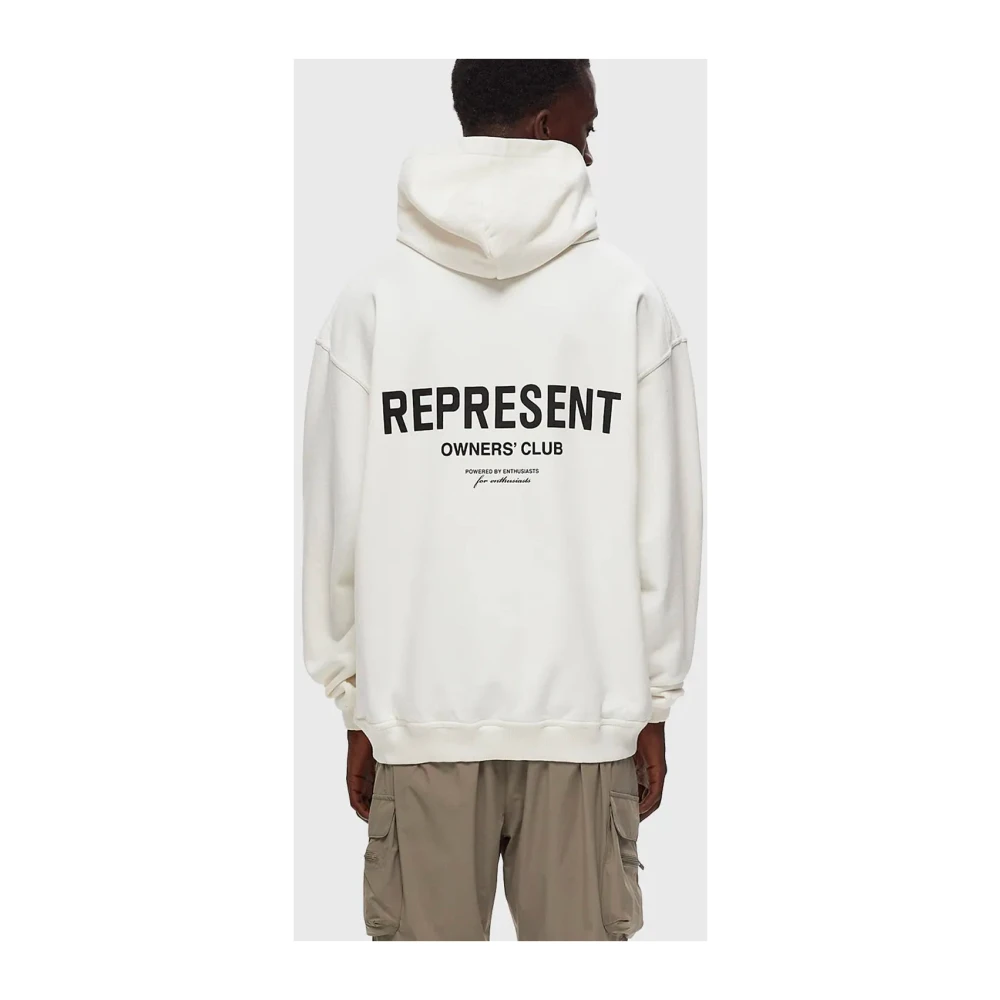 Represent Owners Club Hoodie White Heren