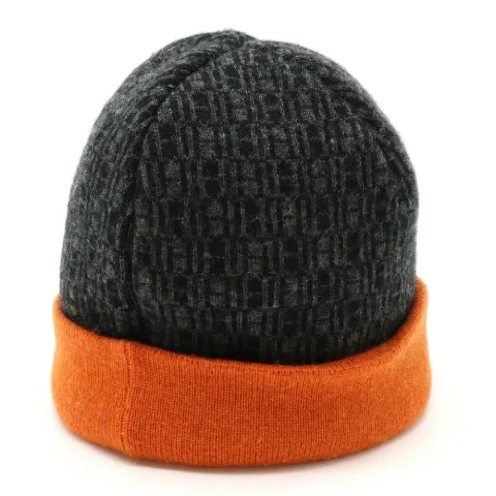 Hermès Vintage Pre-owned Canvas hats Black Dames