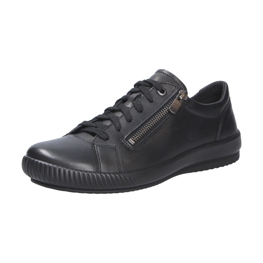 Legero Comfortabele veterschoen van fijn leer Dames Schoenen Zwart