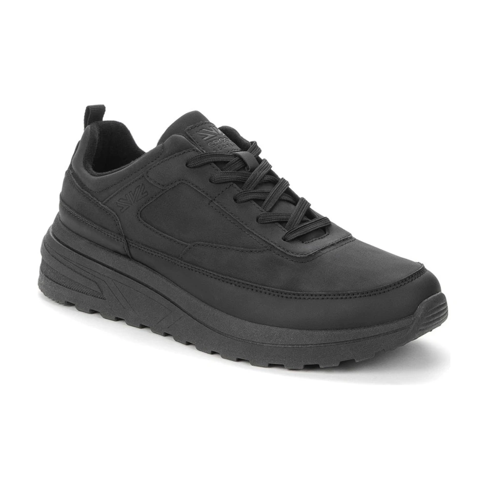 Crosby Zwarte Warme Enkellaarzen voor Mannen Heren Schoenen