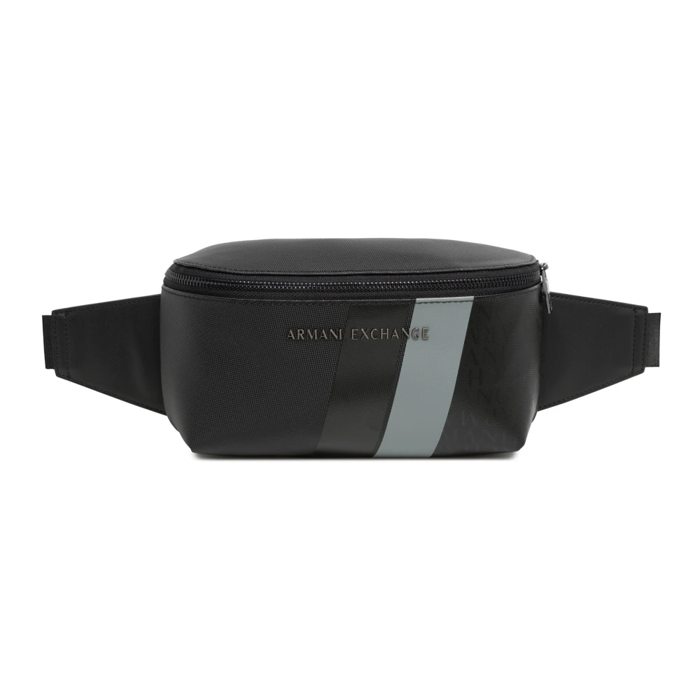 Armani Exchange Multicolor Riem Tas met Logo Black Heren
