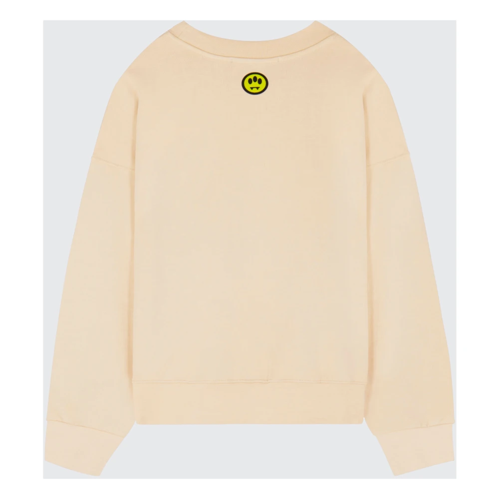 Barrow Iconische lettertrui Beige Unisex