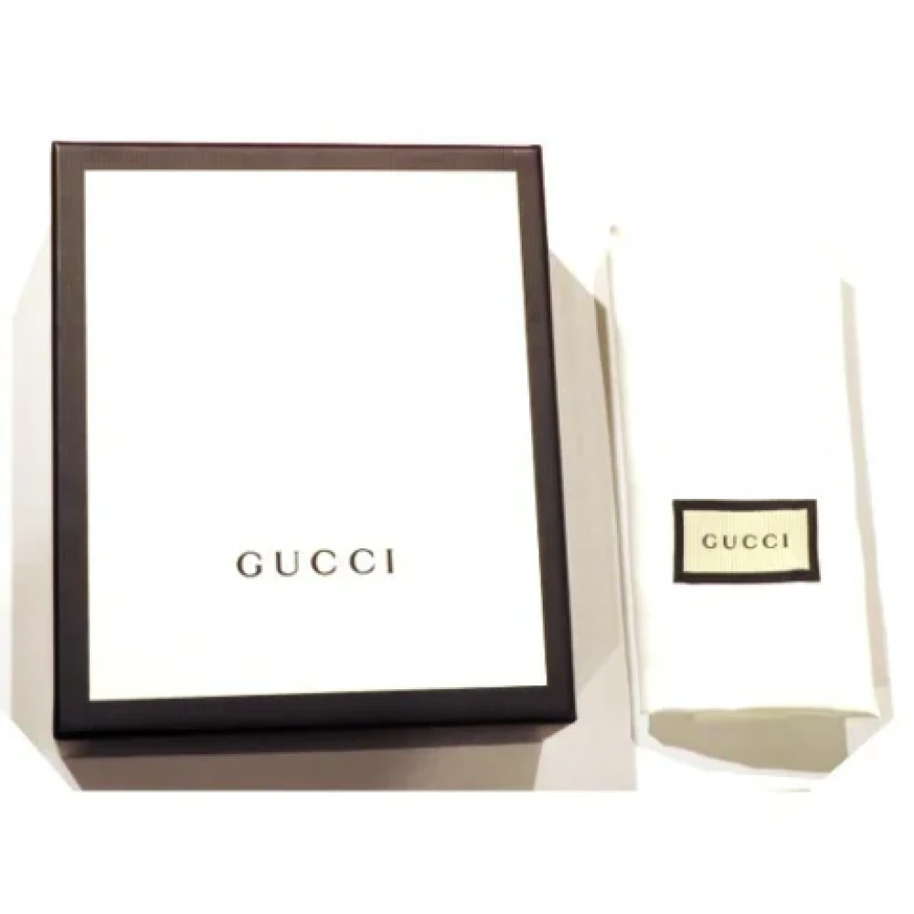 Gucci Vintage Pre-owned Canvas wallets Beige Dames