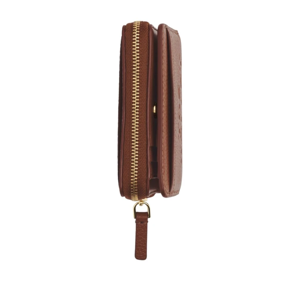 Marc Jacobs Bruine Compacte Portemonnee Brown Dames
