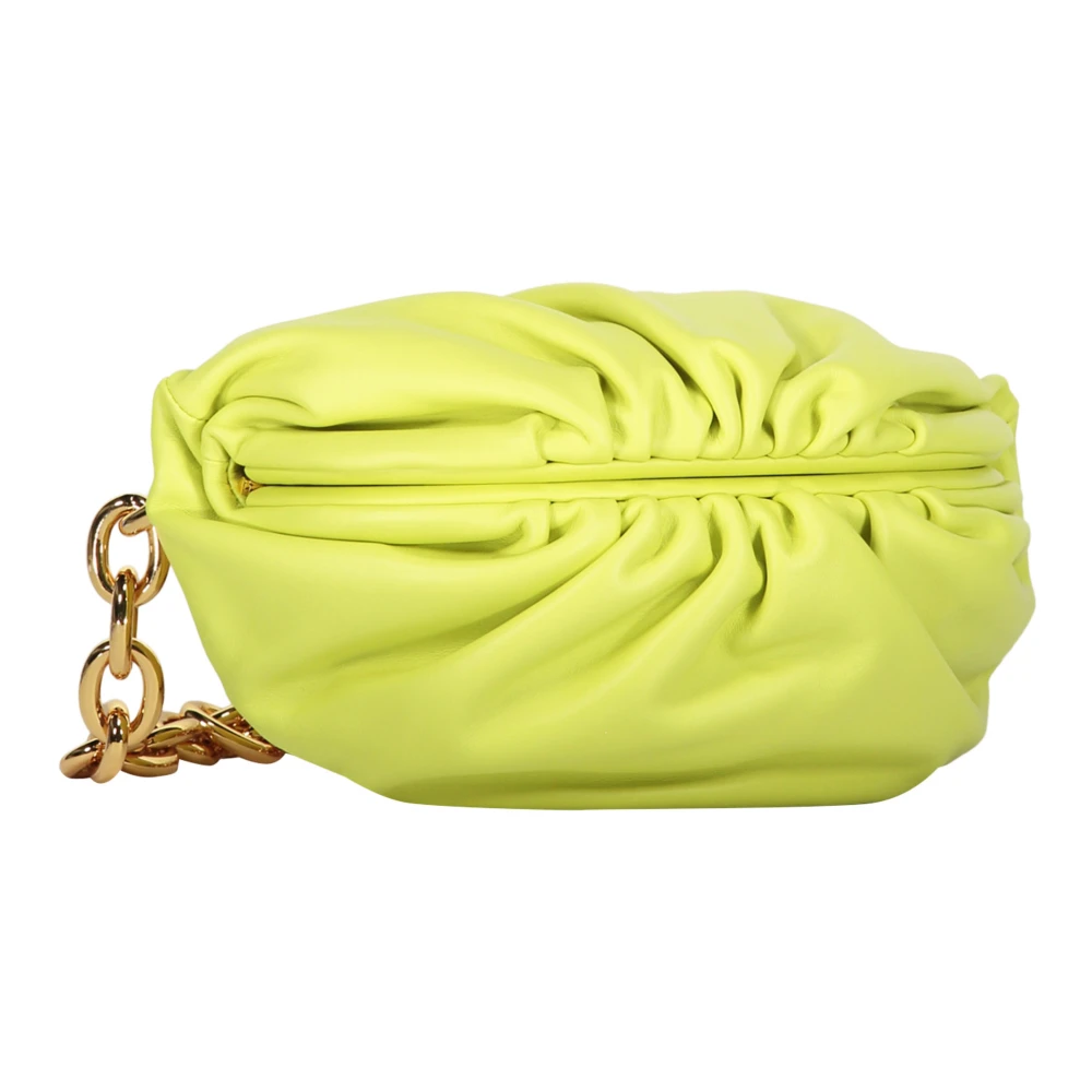 Bottega Veneta Mini Leren Riemtas Green Dames