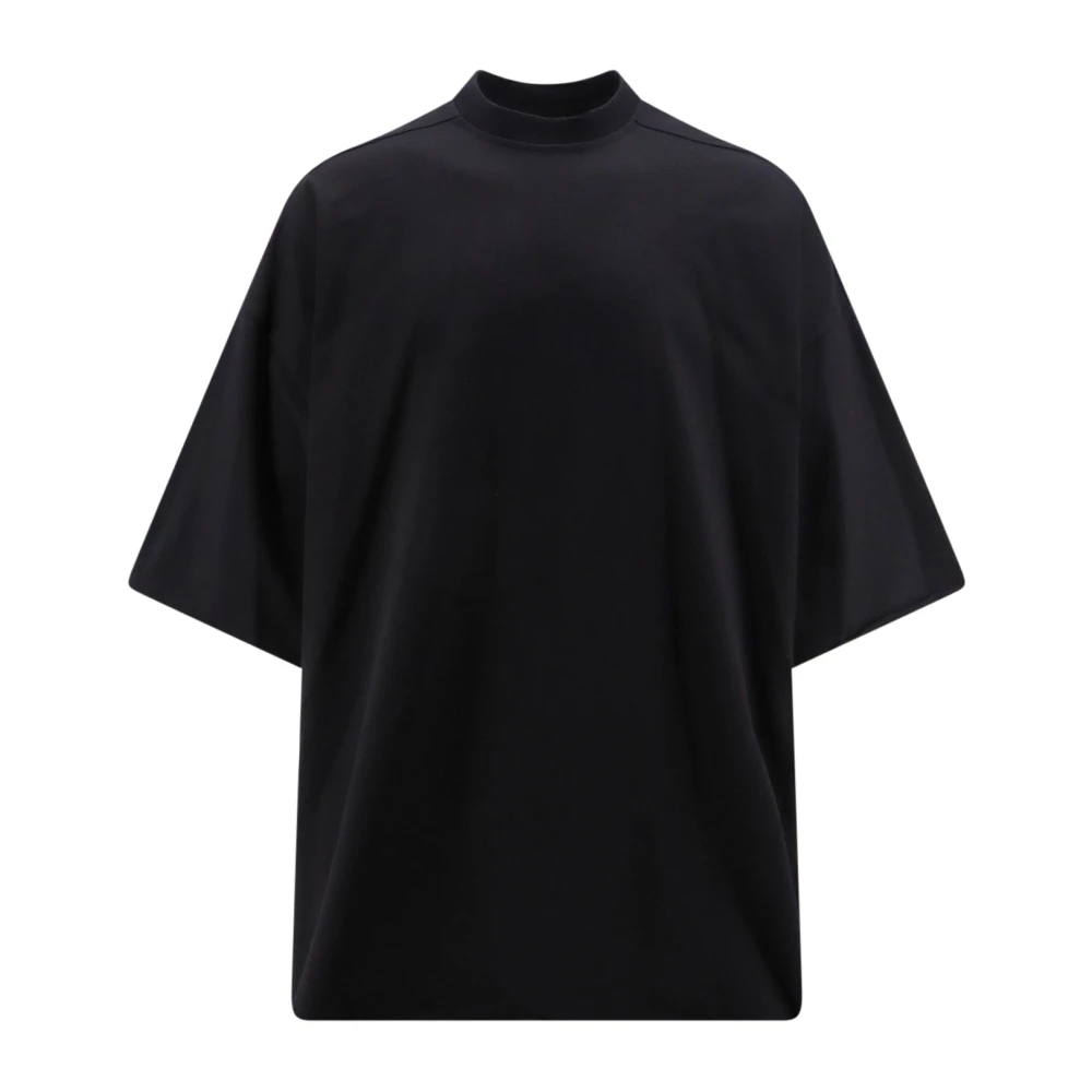 Rick Owens Oversize T-Shirt van Biologisch Katoen Black Heren