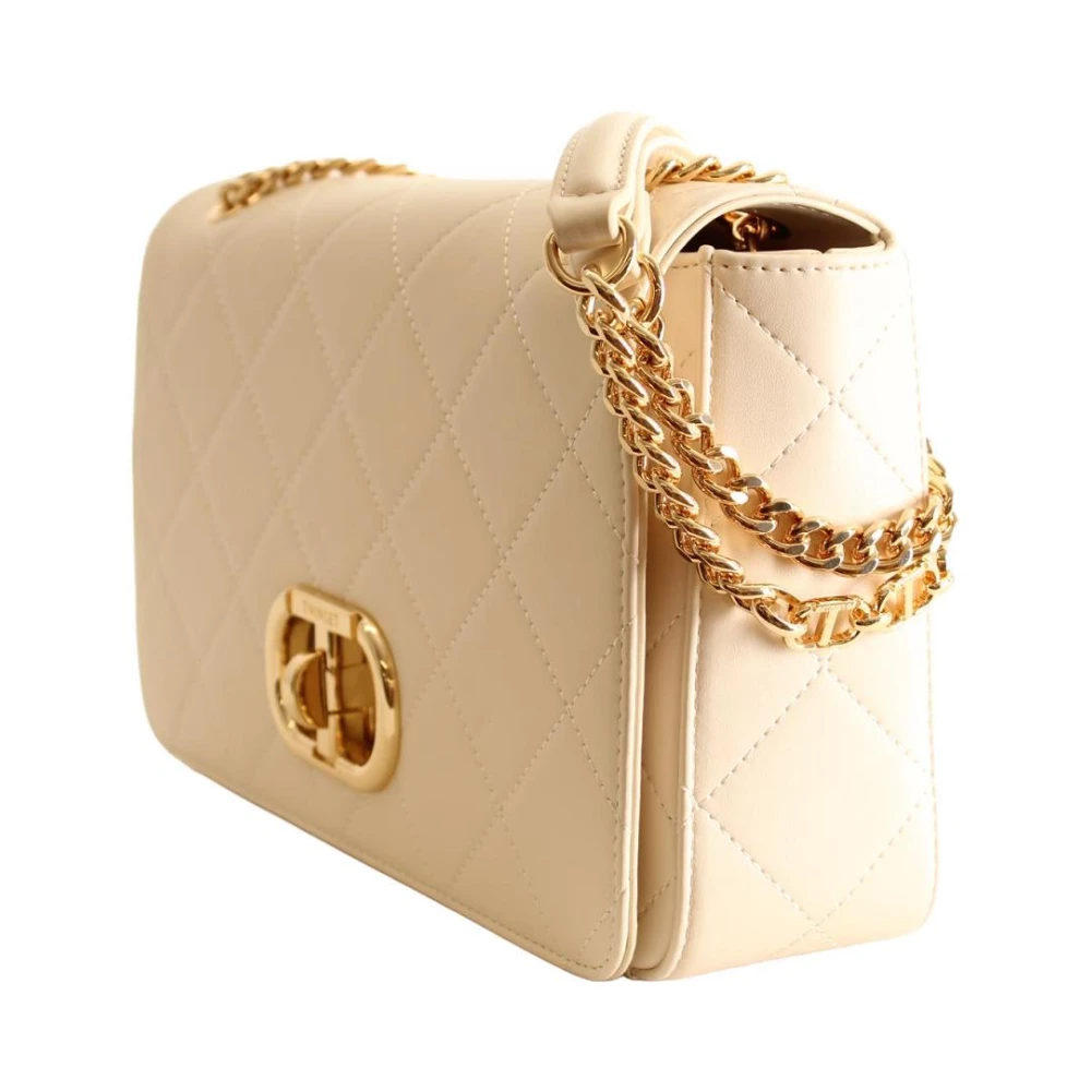 Twinset Stijlvolle Crossbody Tas Beige Dames