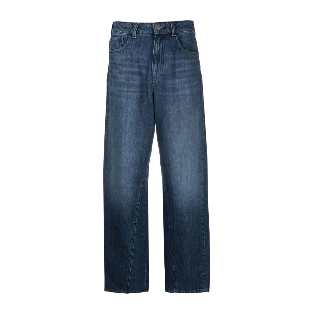 Emporio Armani Loose-fit Jeans Blue Dames