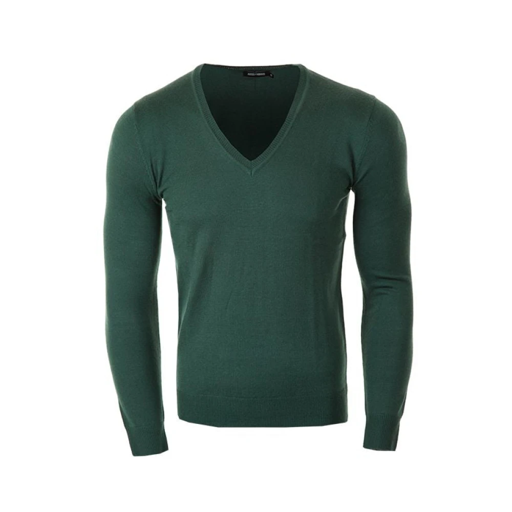 Antony Morato Uomo Verde Maglione Semplice Con Scollo A V