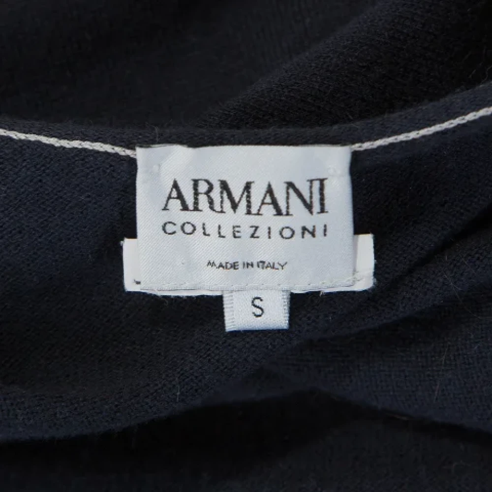 Armani Pre-owned Cotton tops Gray Dames