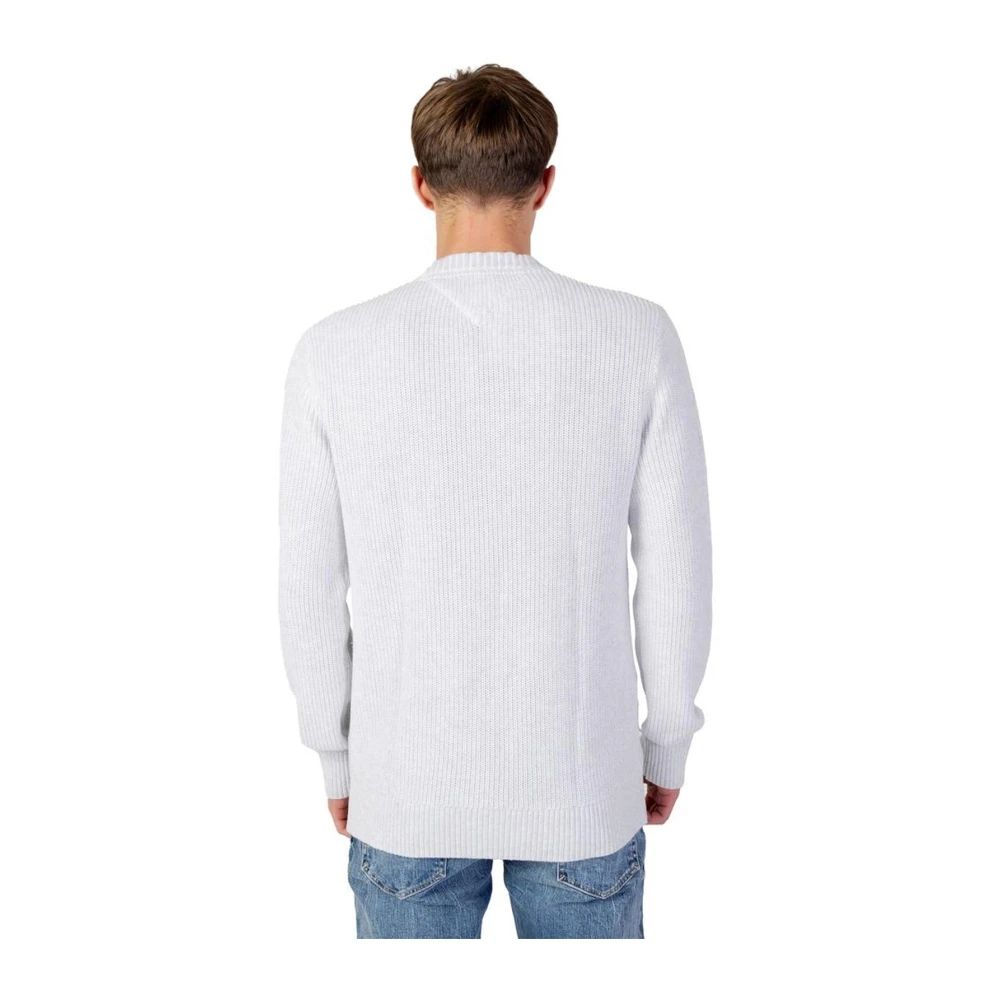 Tommy Jeans Heren Katoenen Trui Herfst Winter Collectie Gray Heren