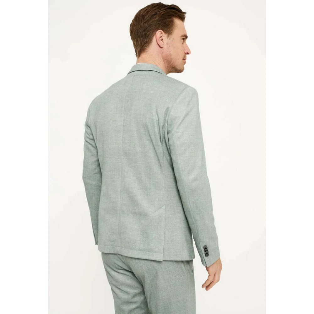 Zuitable Stijlvolle Heren Blazer Green Heren