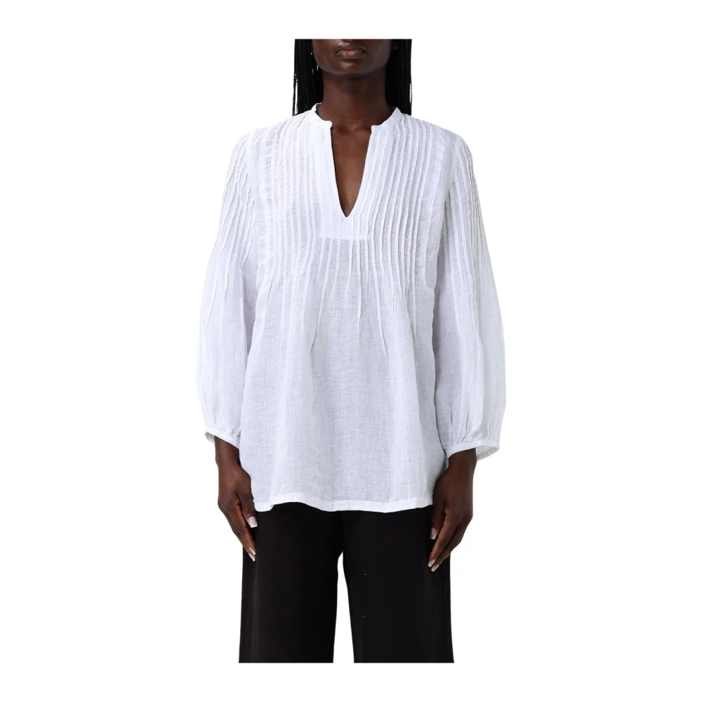 Blouses & Shirts > Blouses - - 120% Lino - Modalova