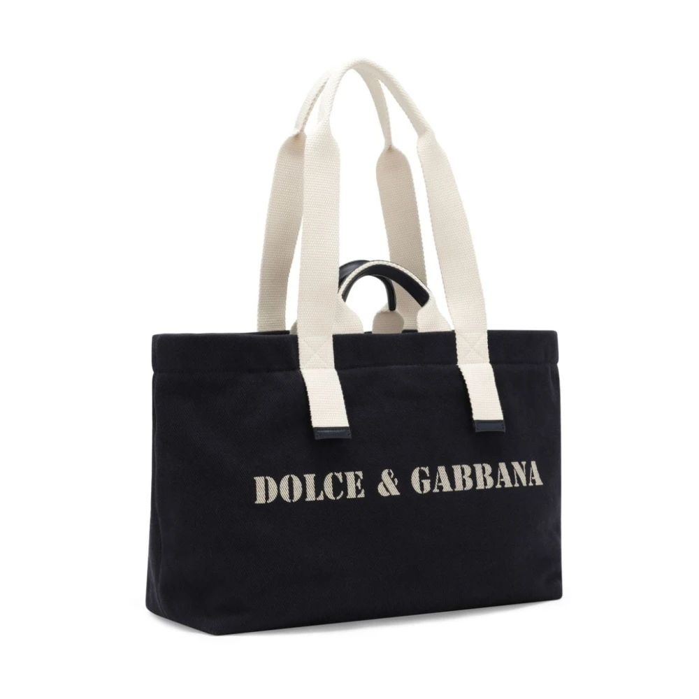 Dolce & Gabbana Blauwe Tassen Black Heren