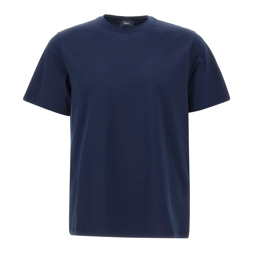 Herno - Tops > T-Shirts - Blue - Herno - Modalova