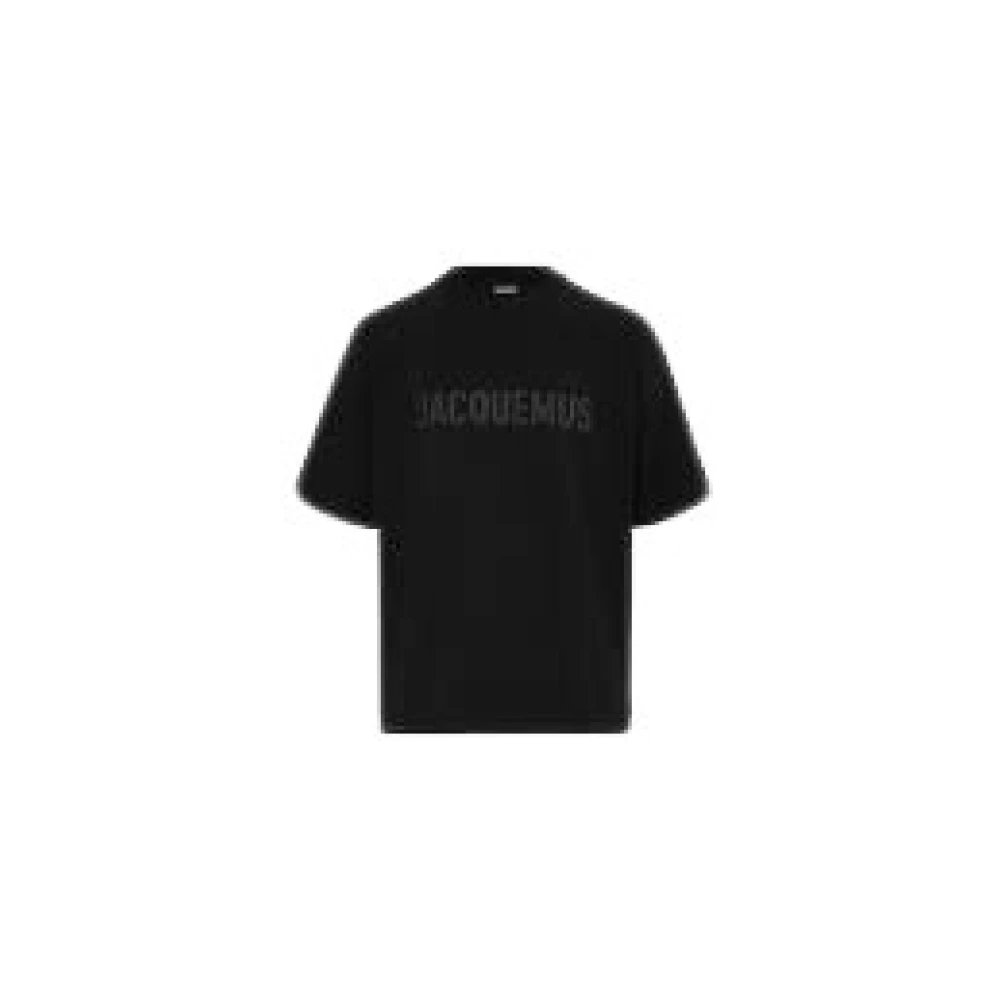 Jacquemus Zwarte Klassieke T-shirt Black Heren