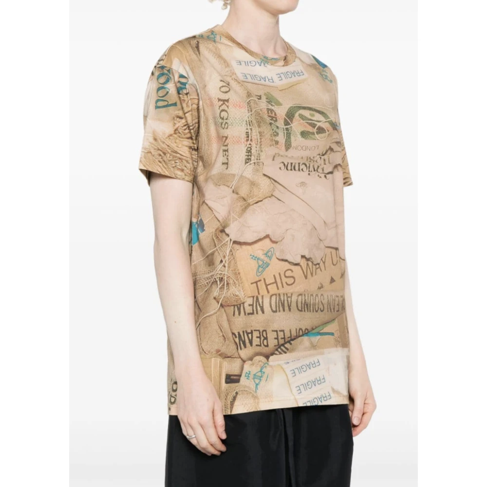 Vivienne Westwood Klassieke T-shirt Collectie Beige Heren