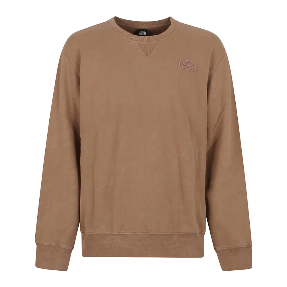 The North Face Relaxed Crew Neck Sweatshirt Beige Heren