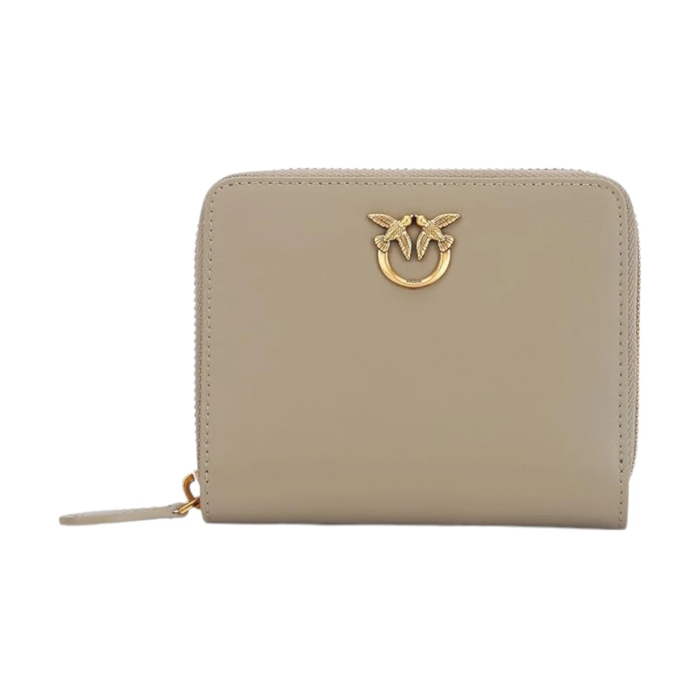 Pinko Stijlvolle Portemonnee voor Vrouwen Beige Dames