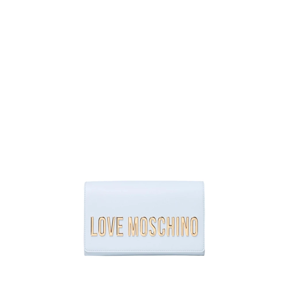 Moschino Blauwe Synthetisch Leren Schoudertas Blue Dames
