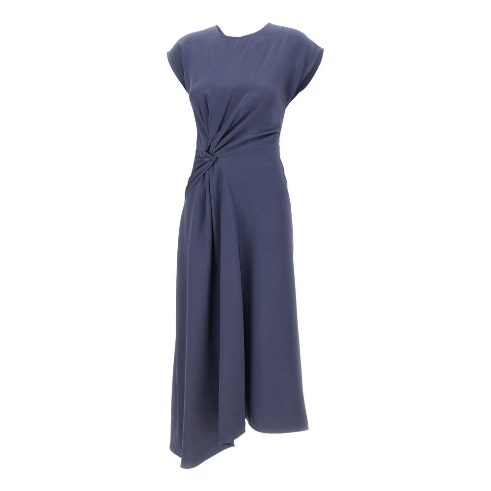 Victoria Beckham Women's Blue Midi Dresses, Xs, Aria Midi Dress