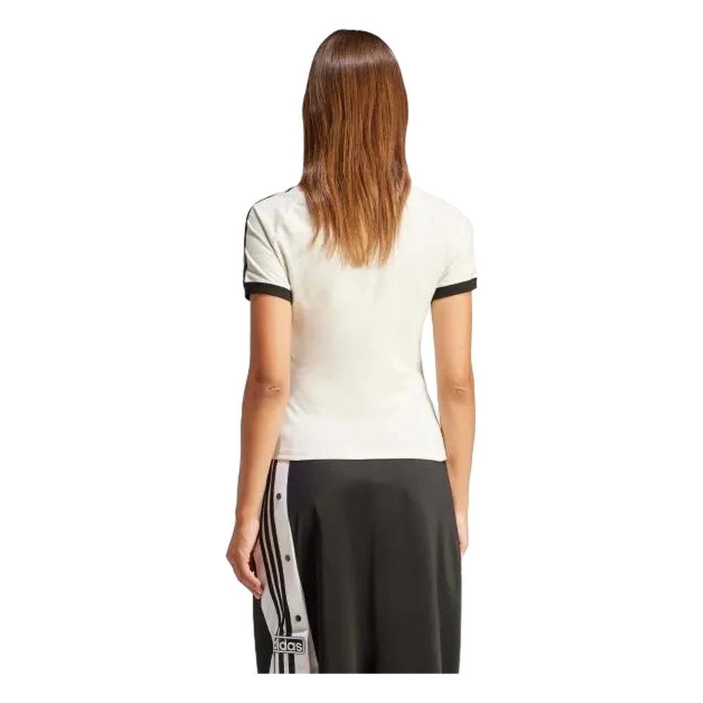Adidas 3 S Rgln Teewhtmel T-shirt White Dames