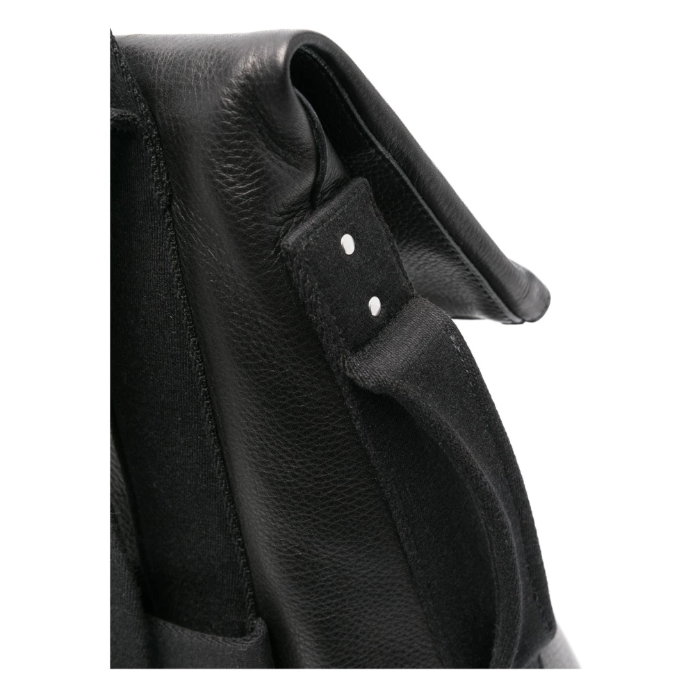 Rick Owens Leren Casual Cargo Rugzak Black Dames
