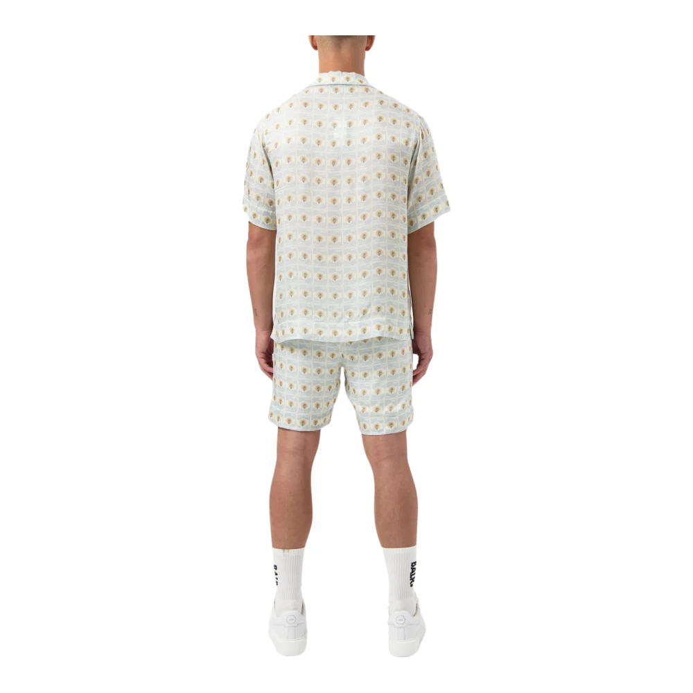 Balr. Stempel Box Helder Wit Shirt Multicolor Heren