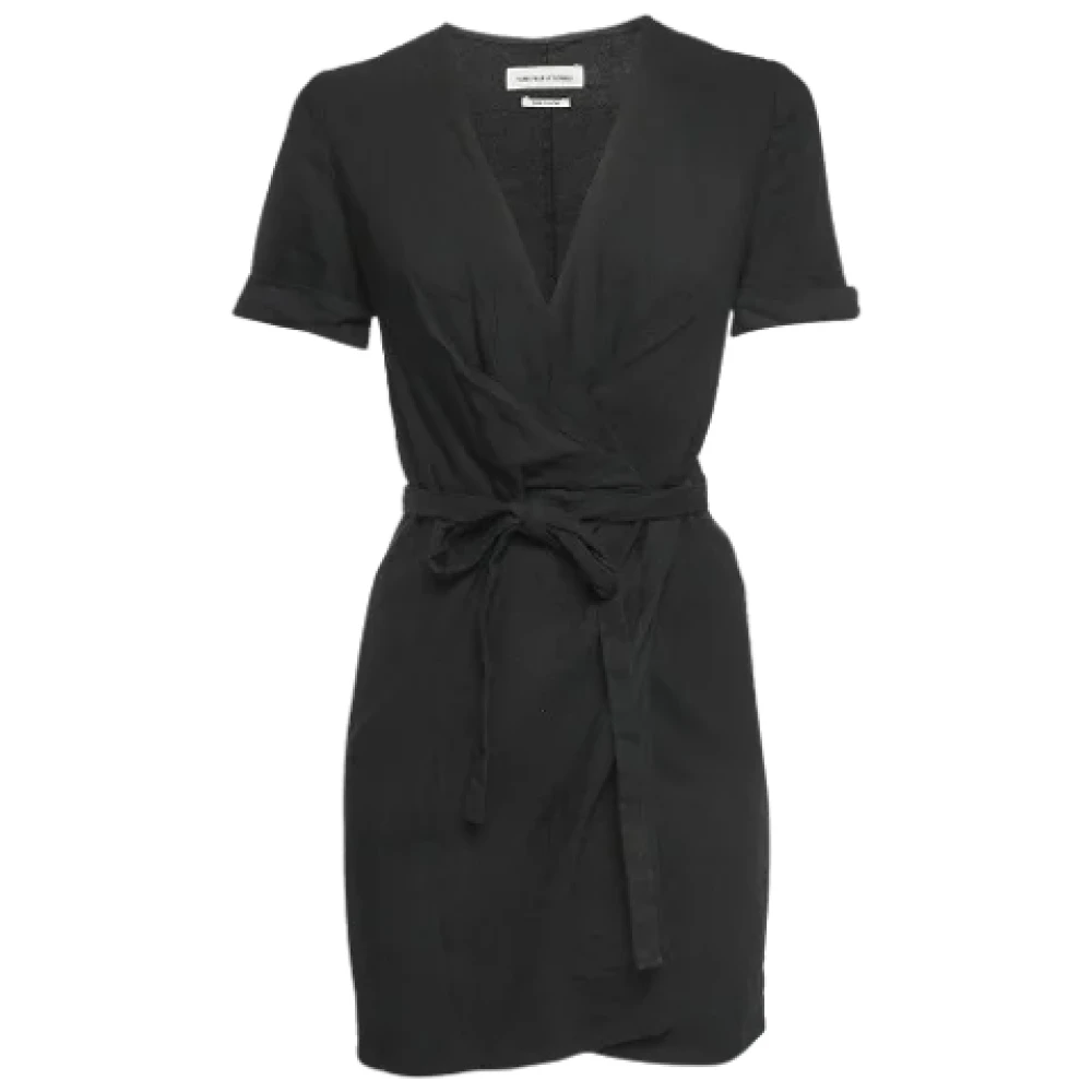 Isabel Marant Pre-owned Linen dresses Black Dames