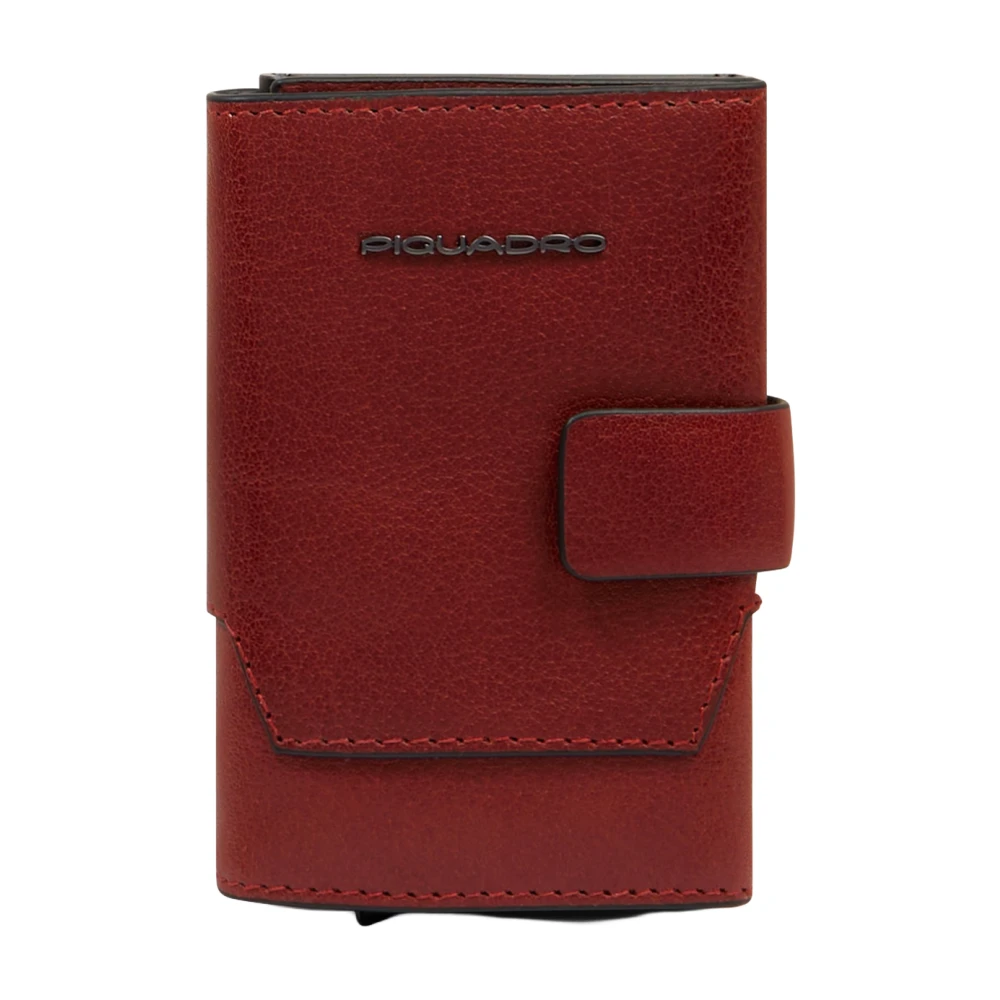 Piquadro Homme Rouge Accessoires, Taille: One Size Porte-Cartes Pop-Up