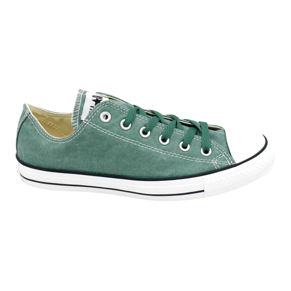 Converse Canvas Lage Top Rubberen Zool Sneaker Heren Schoenen Groen