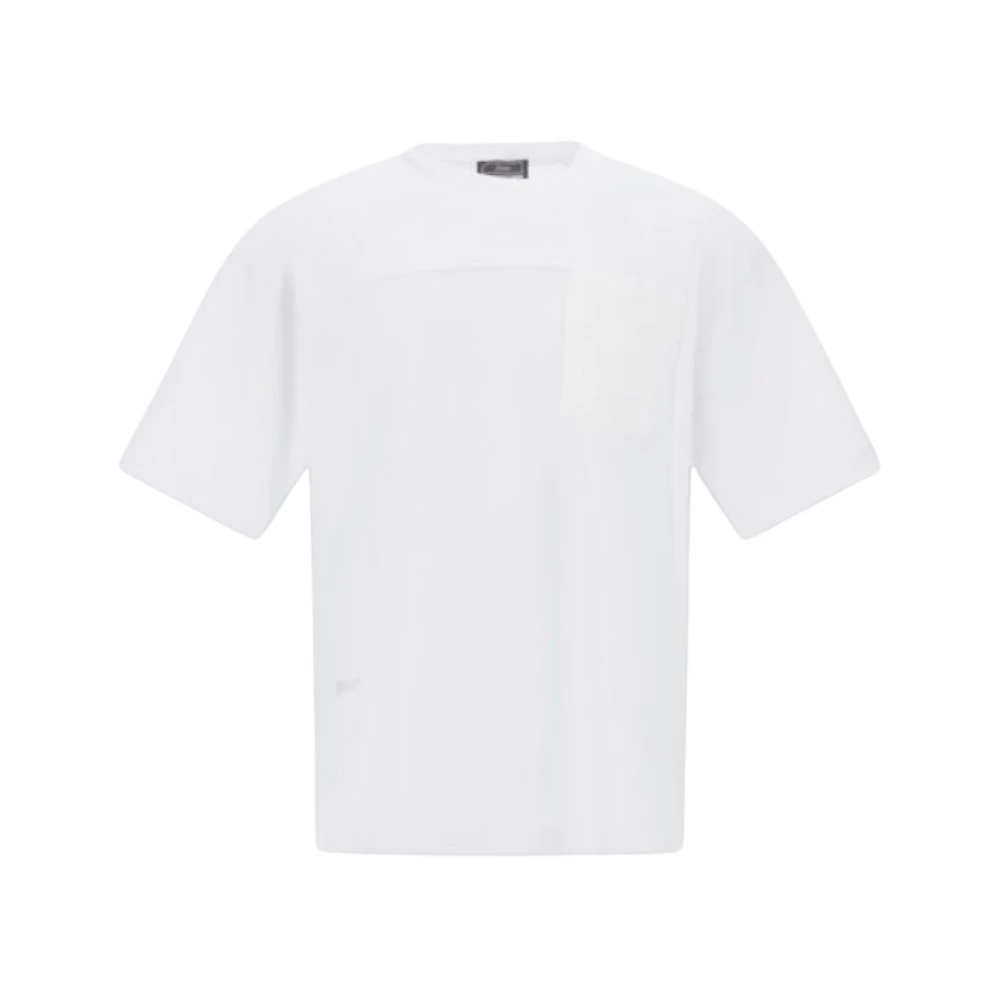 Herno Homme Blanc - T-Shirt Maestro En Jersey Compact Et Nylon - Tops - Taille: S