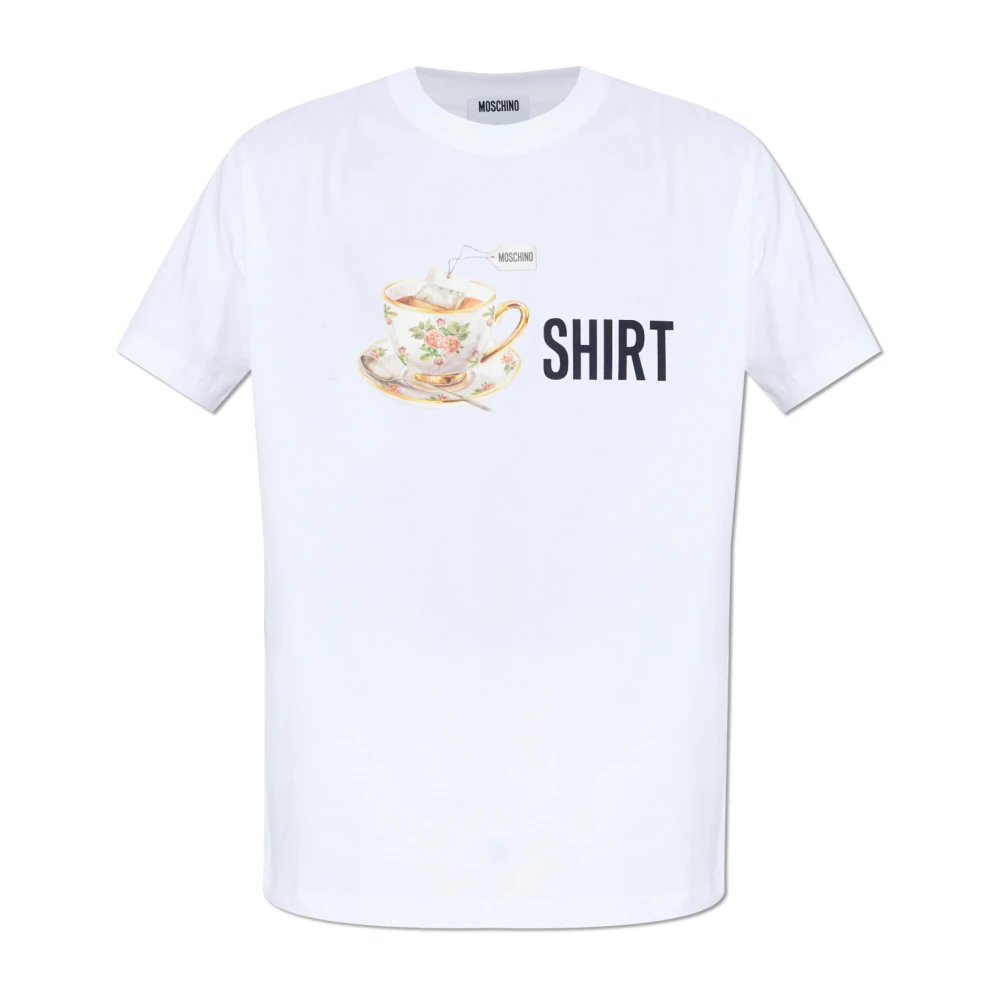 Moschino Homme Blanc - Tops > T-Shirts