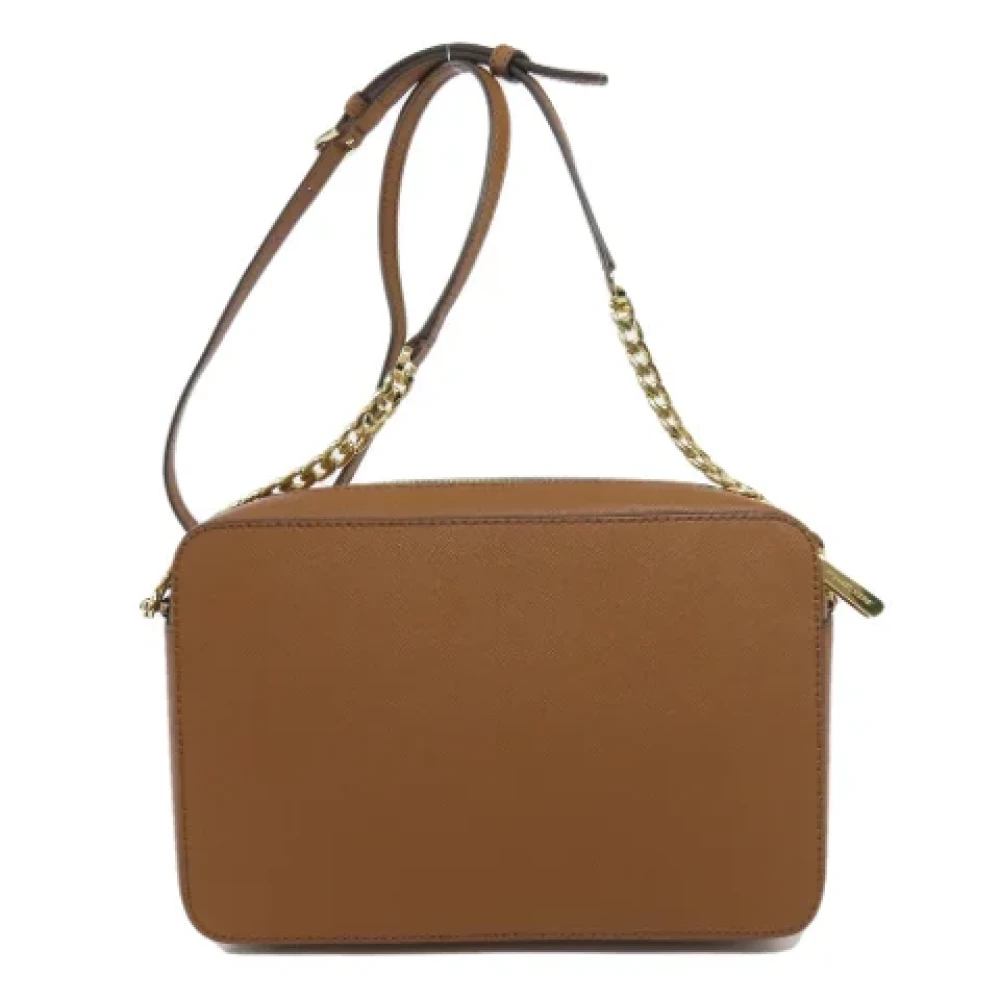 Michael Kors Pre-owned Plastic shoulder-bags Brown Dames