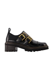 Czarne Skórzane Buty Mallory