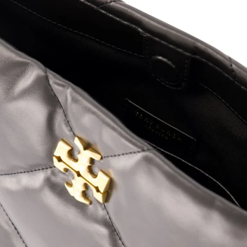 TORY BURCH Leather handbags Black Dames