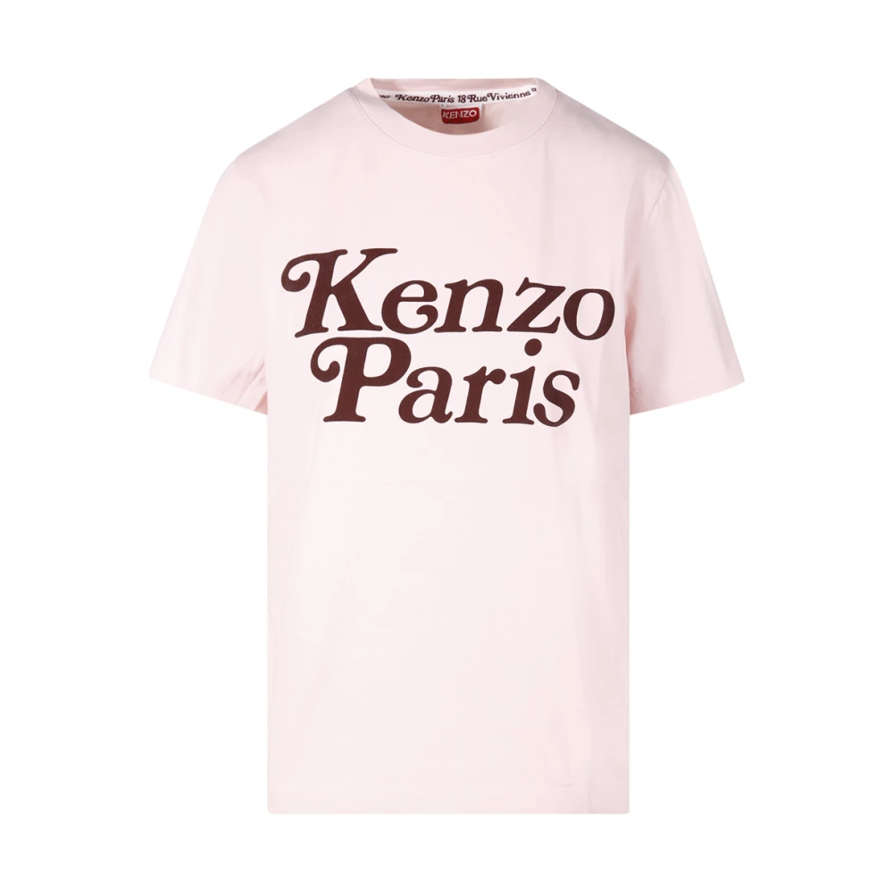 Kenzo Roze T-shirts en Polos met Paris Print Pink Dames