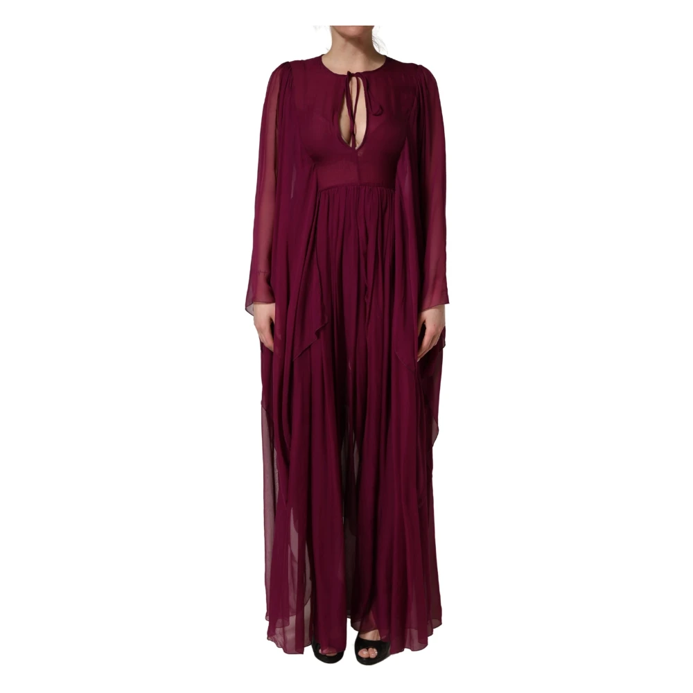 Dolce & Gabbana Women's Purple Maxi Dresses, Xs, Maxi Dress