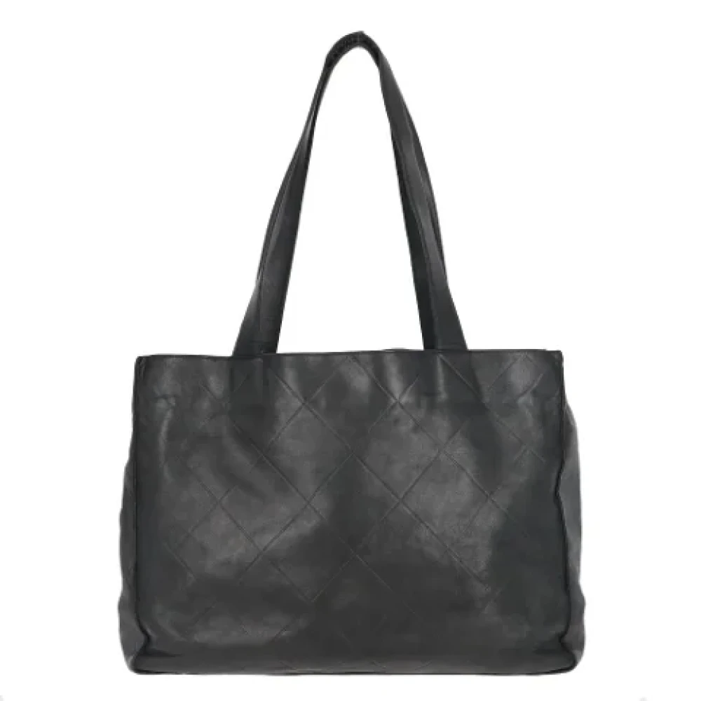 Chanel Vintage Pre-owned Leather chanel-bags Black Dames