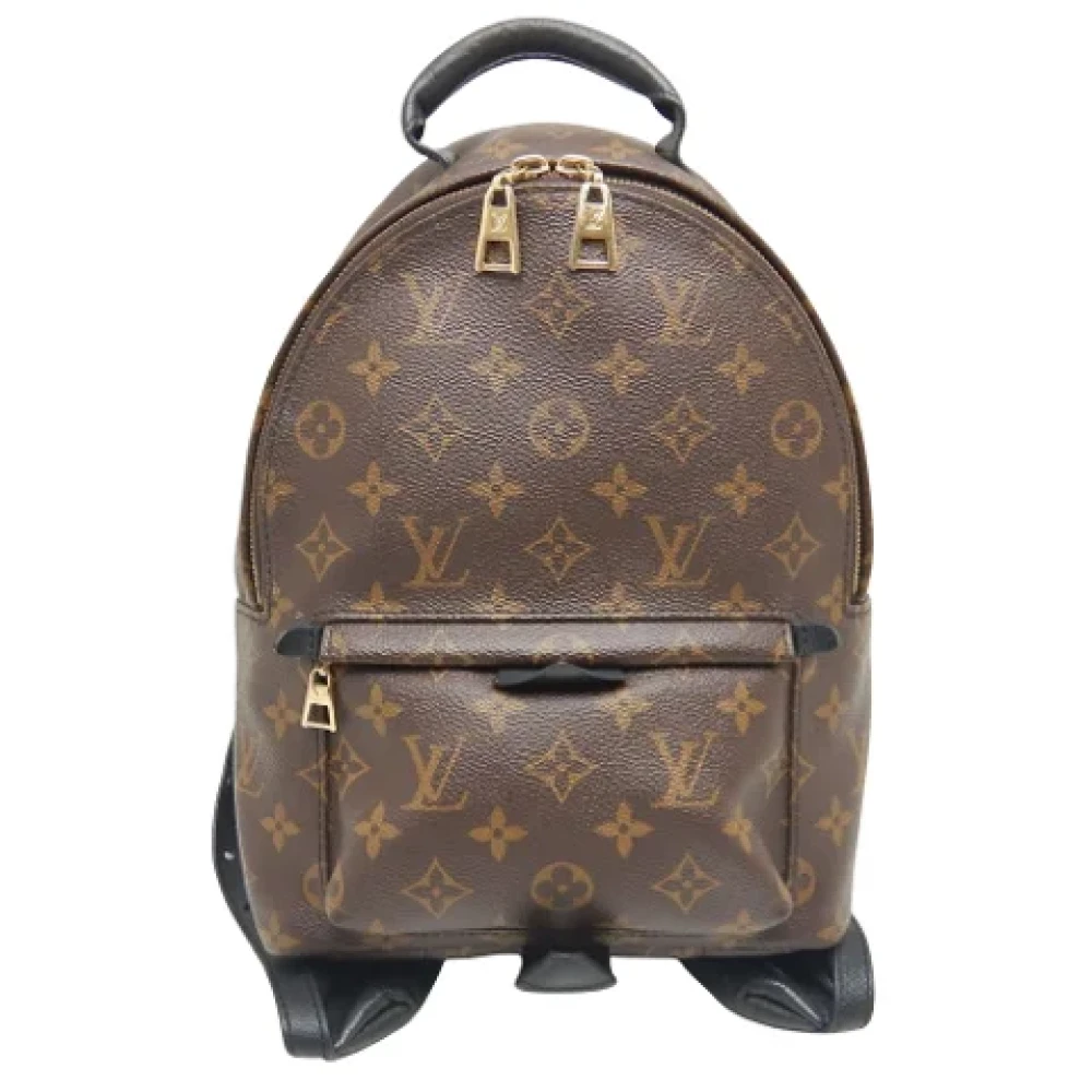 Louis Vuitton Vintage Pre-owned Canvas backpacks Brown Dames