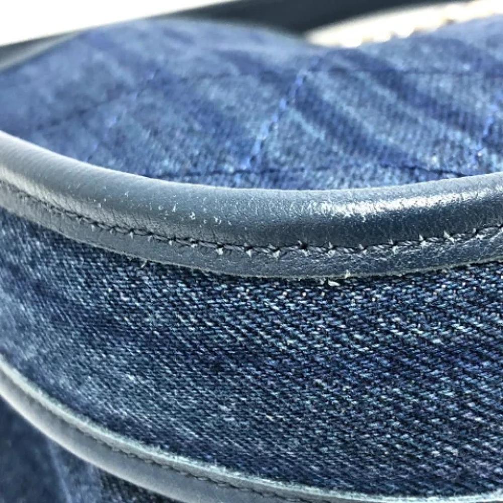 Chanel Vintage Pre-owned Denim chanel-bags Blue Dames