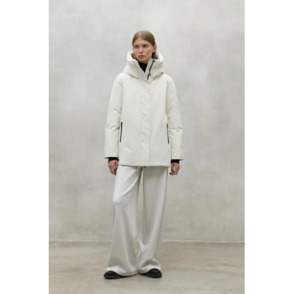 Ecoalf Winterjas met Capuchon White Dames