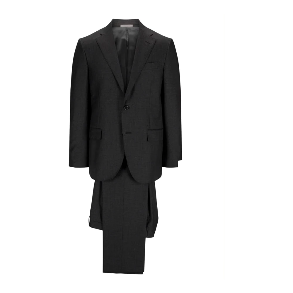 Corneliani Tijdloze Elegantie en Verfijning Black Heren